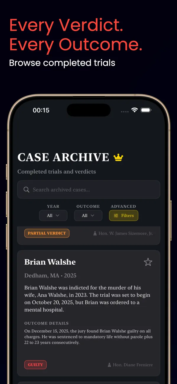 Docket Watch – Court Trials screenshot 2