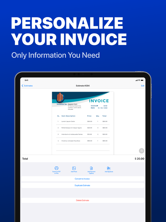 Docly Invoice Maker - PRO screenshot 7