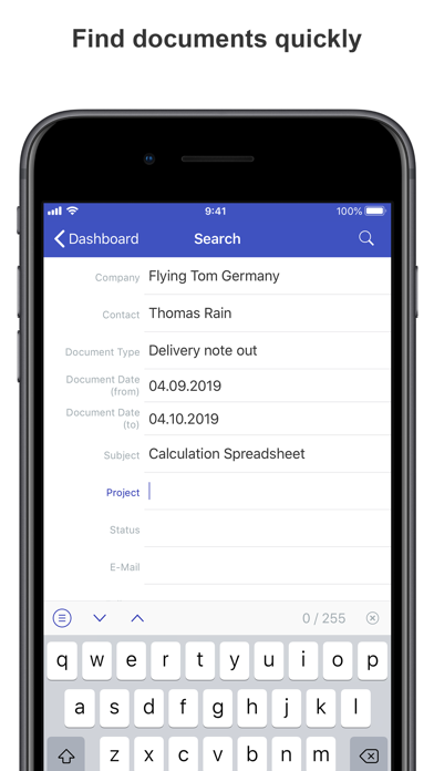 DocuWare screenshot 1