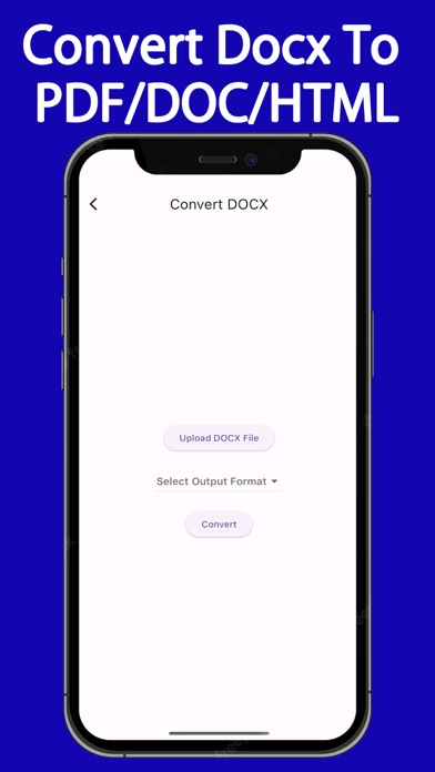 DOCX Reader To PDF Converter screenshot 1