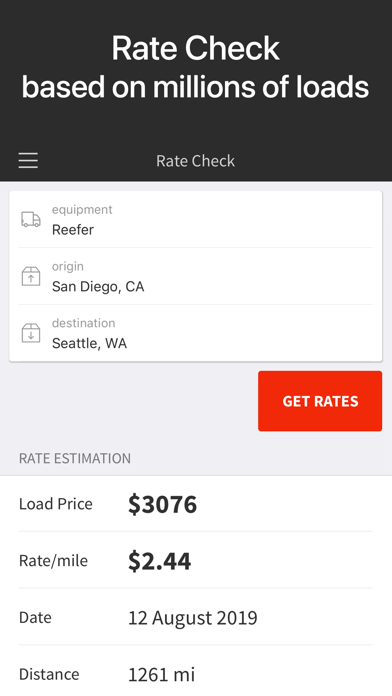 Doft Load Board, Truck Loads screenshot 2
