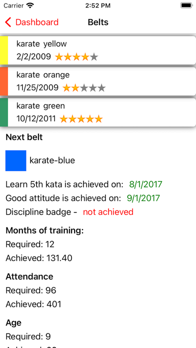 Dojo Login screenshot 3