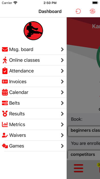 Dojo Login screenshot 5