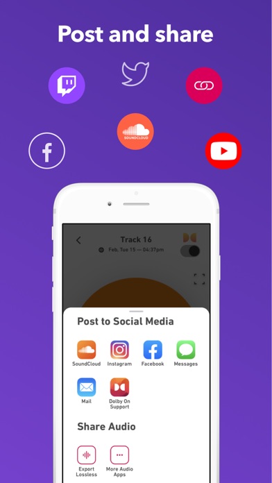 Dolby On: Record Audio & Video screenshot 2