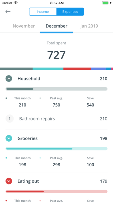 Dollarbird - Budget Calendar screenshot 2