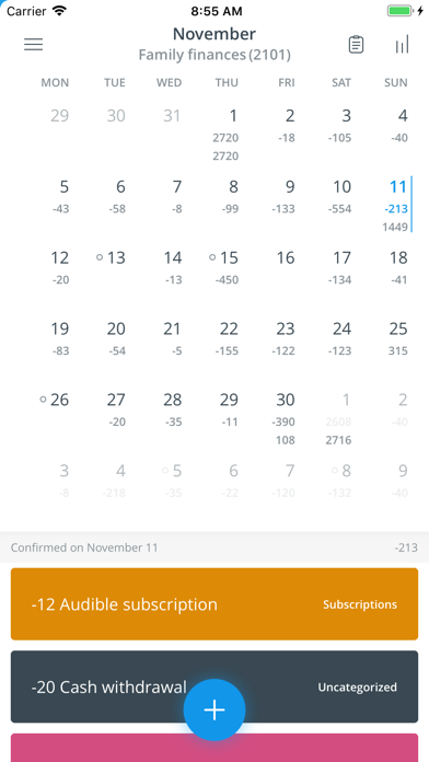 Dollarbird - Budget Calendar screenshot 4