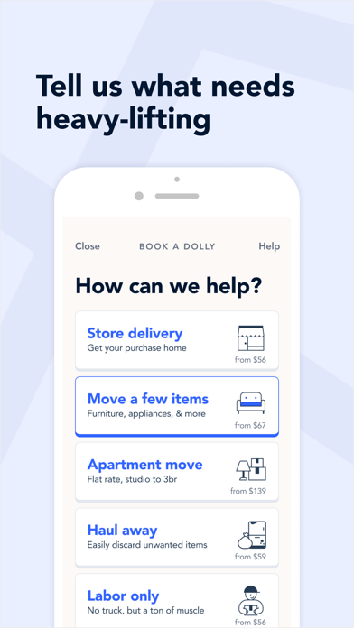Dolly: Moving & Delivery Help screenshot 4