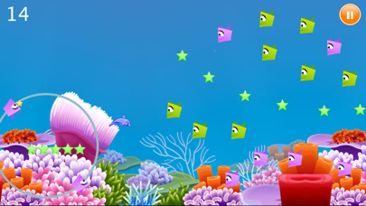 Dolphin YikYak - Swim in the sea collect stars screenshot 2