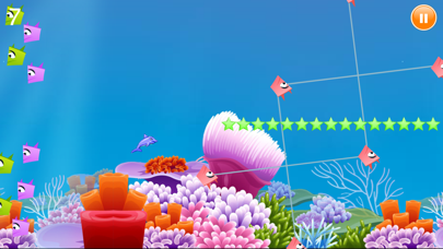 Dolphin YikYak - Swim in the sea collect stars screenshot 1