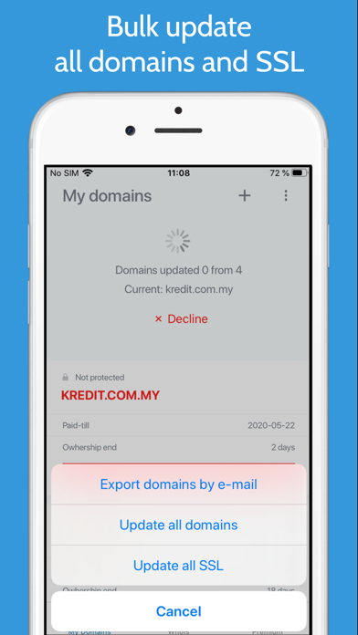 Domain Control & Whois WWW screenshot 3