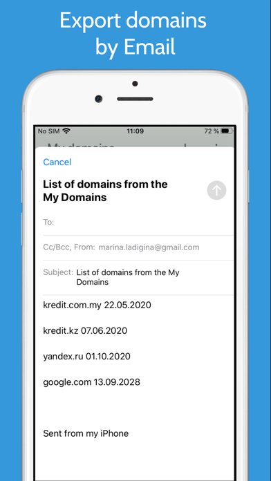Domain Control & Whois WWW screenshot 1