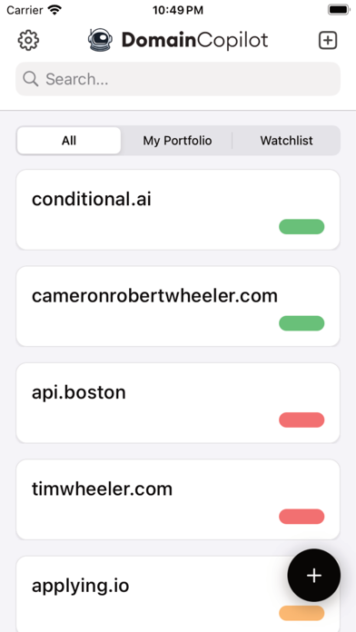 Domain Copilot screenshot 3