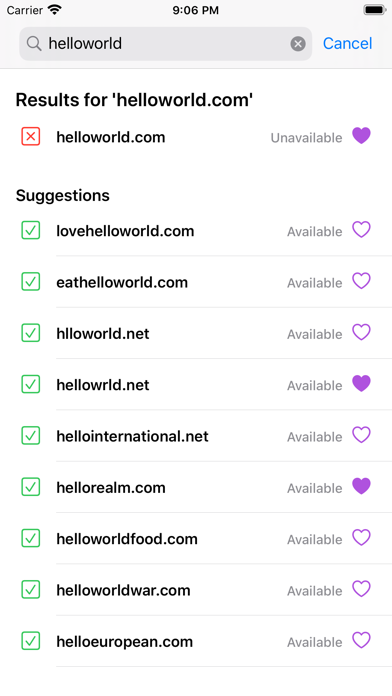 Domain Names screenshot 4