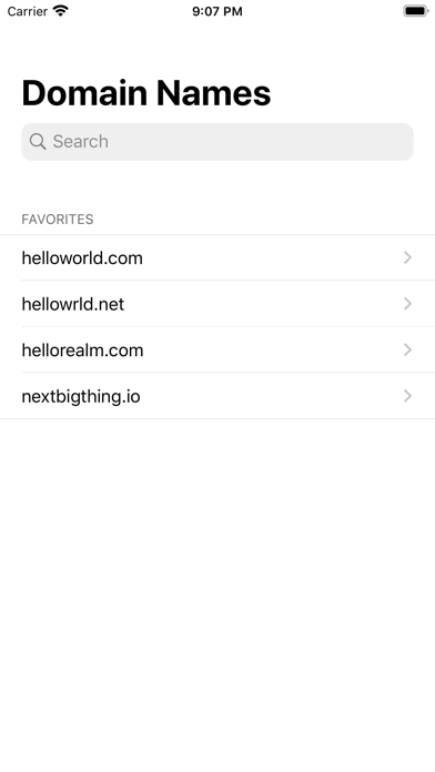 Domain Names screenshot 3