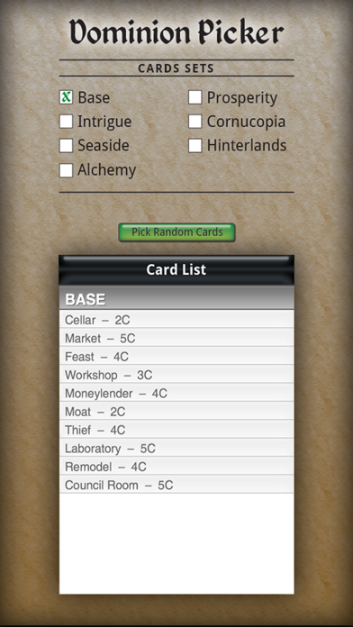 Dominion Card Picker screenshot 4
