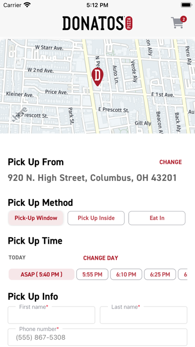 Donatos Pizza screenshot 2
