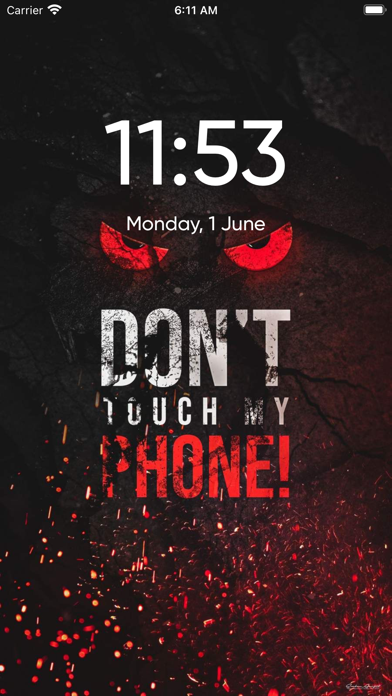 DON'T Touch Phone Wallpapers screenshot 2