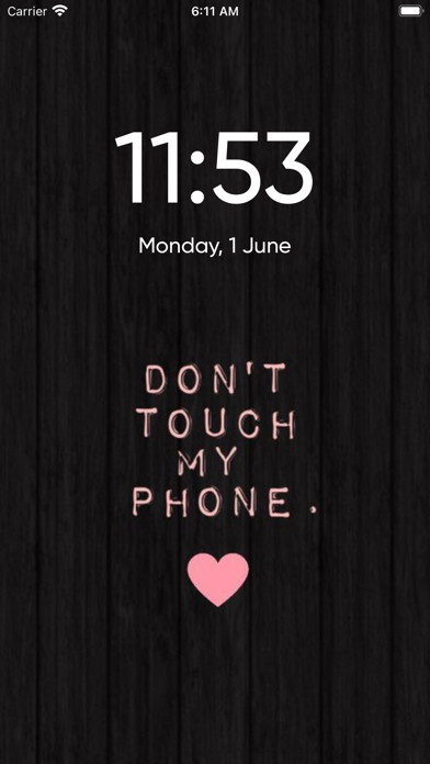 DON'T Touch Phone Wallpapers screenshot 1