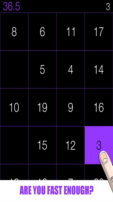 Don't Touch The Wrong Numbers - Quick Agility & Reactions Race Against Time And Clock Test screenshot 5