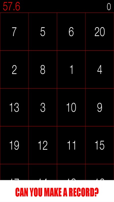 Don't Touch The Wrong Numbers - Quick Agility & Reactions Race Against Time And Clock Test screenshot 4
