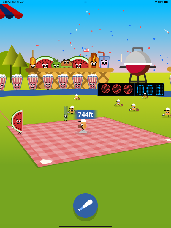 Doodle Baseball Game screenshot 2