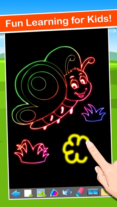 Doodle Draw Coloring Book Pad - fun color & paint on drawing Christmas game for kids (boys & girls) screenshot 2
