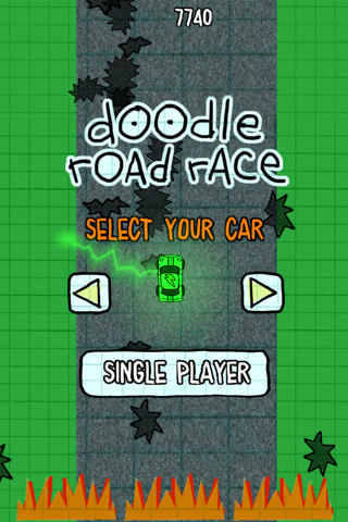 Doodle Road Race - A Fun Car Racing Game Free screenshot 3