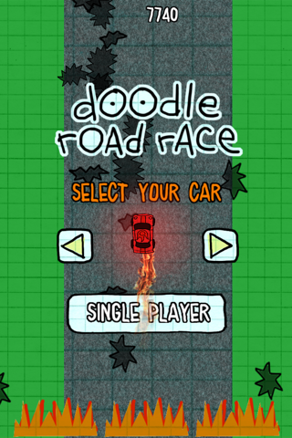 Doodle Road Race - A Fun Car Racing Game Free screenshot 2