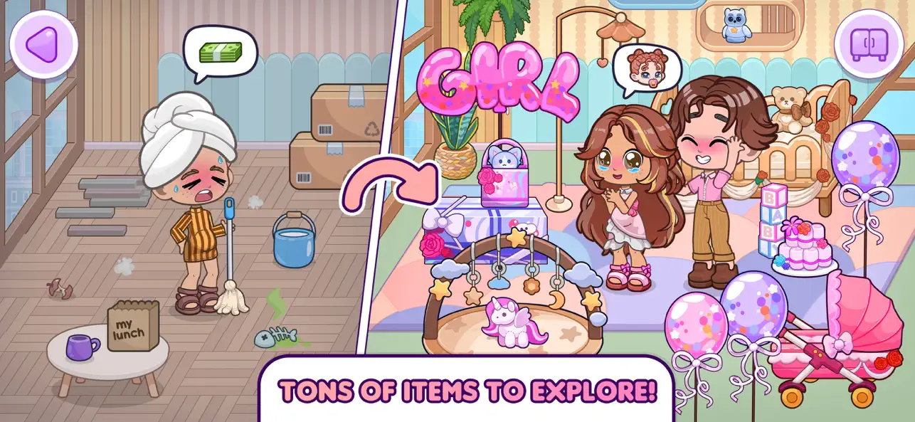 Dopples World: My Avatar Town screenshot 1