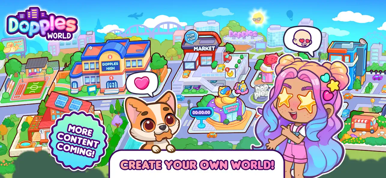 Dopples World: My Avatar Town screenshot 3