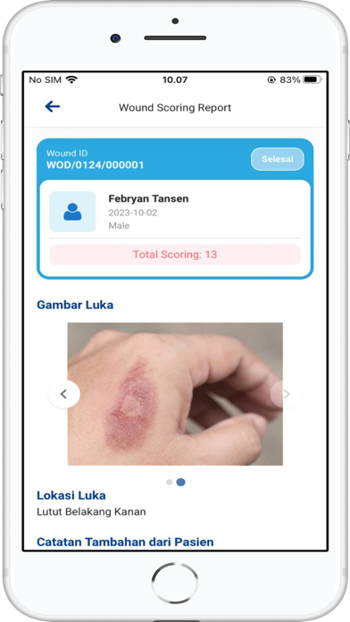 DP Wound Score screenshot 1