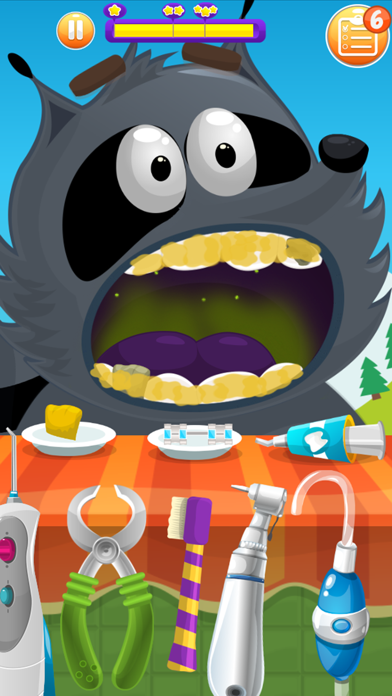Dr Teeth Dentist - Brush game screenshot 2