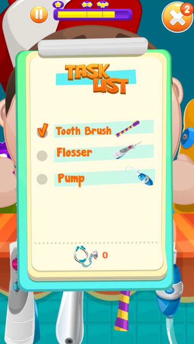 Dr Teeth Dentist - Brush game screenshot 1