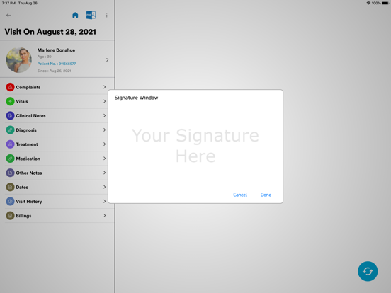 Dr.Pad: Patient Medical Record screenshot 2