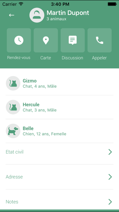 dr.veto mobile vétérinaire screenshot 1