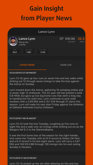 Draftwise - DFS Optimizer screenshot 3