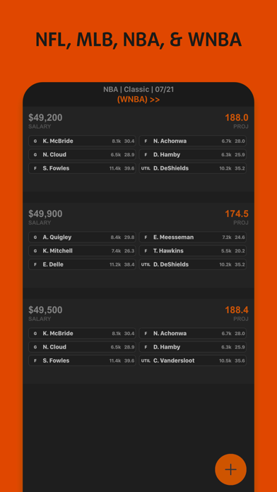 Draftwise - DFS Optimizer screenshot 1