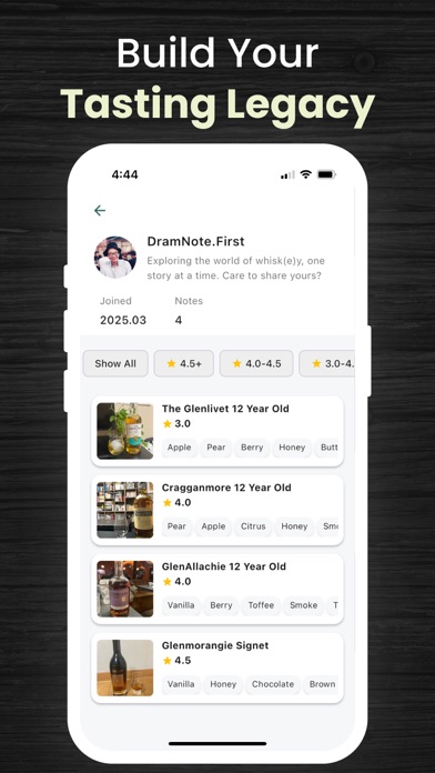 Dramnote - Whiskey Journal screenshot 1