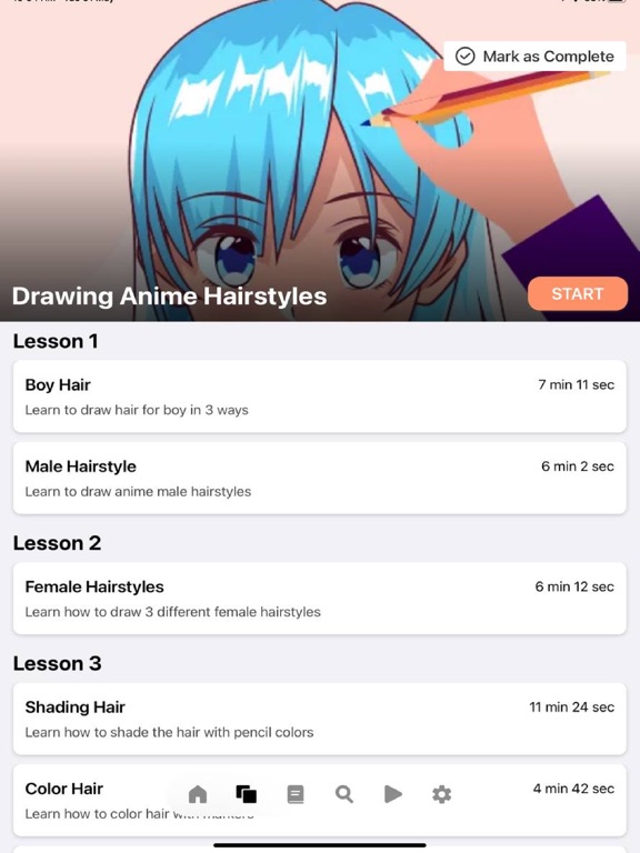 Draw Anime- Learn step by step screenshot 1