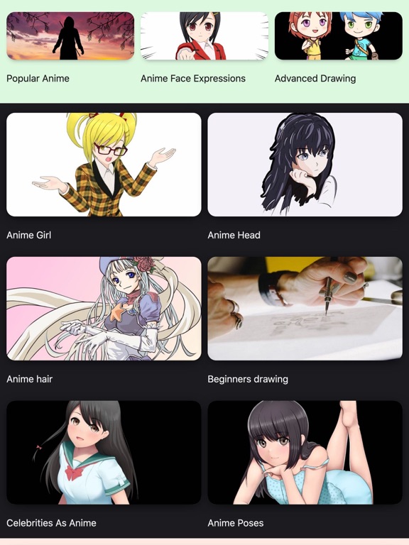 Draw Anime- Learn step by step screenshot 9