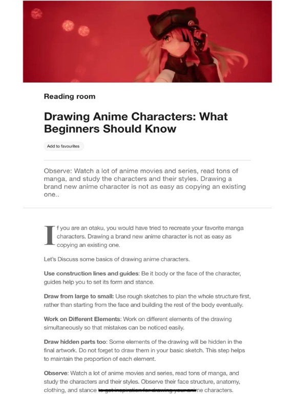Draw Anime- Learn step by step screenshot 4