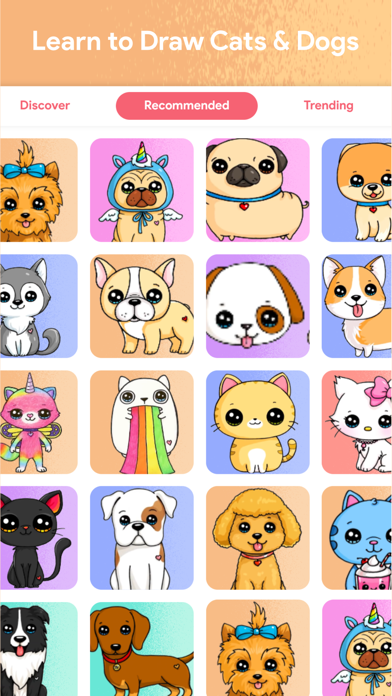 DrawCutie - Draw Cute Girls screenshot 1