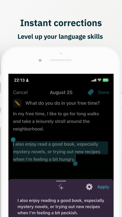 DRAWER – AI Language Journal screenshot 2