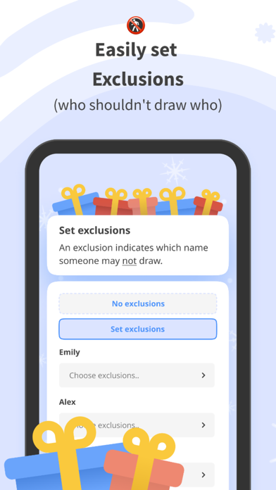 drawnames | Secret Santa app screenshot 1