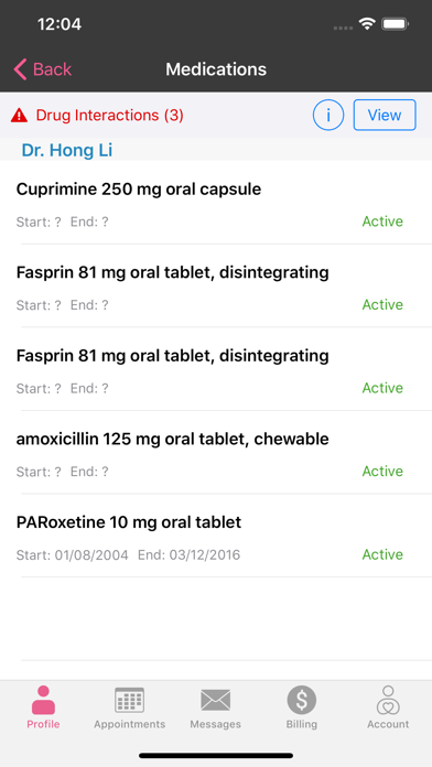 DrChrono OnPatient Portal screenshot 5