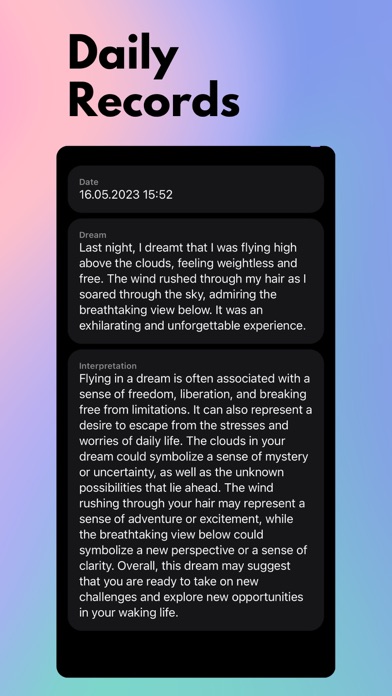 Dream Interpretation - Journal screenshot 2