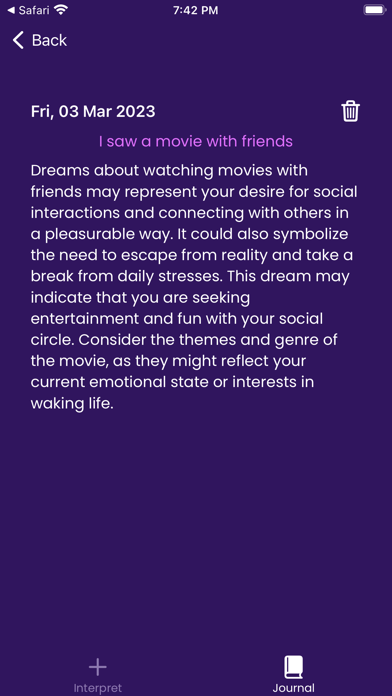 Dream Interpreter AI screenshot 2