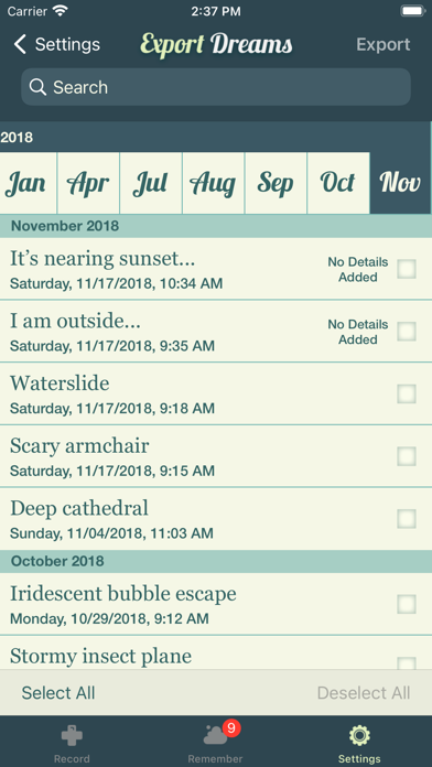 DreamKeeper - My Dream Journal screenshot 1