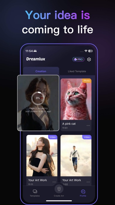 Dreamlux -AI Video Art Creator screenshot 4