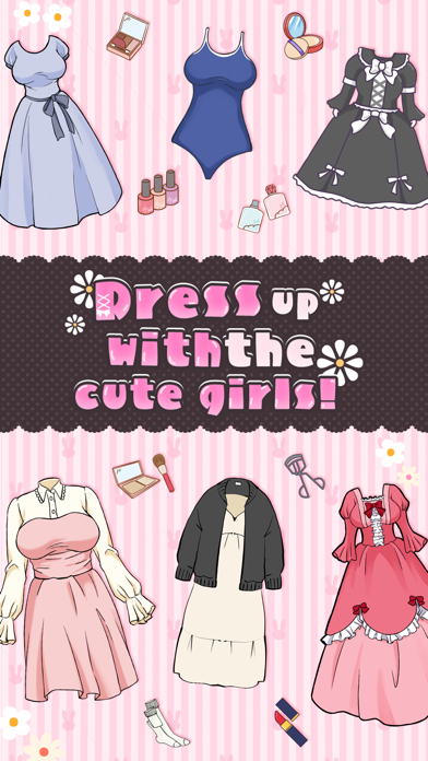 Dress up with the cute girls! screenshot 1